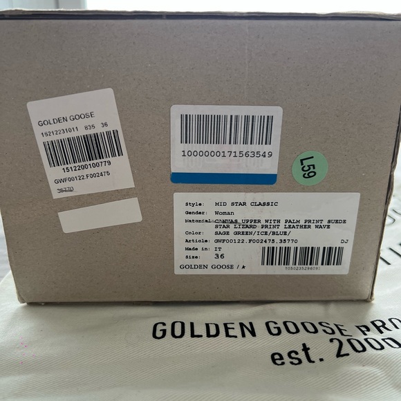 Golden Goose Mid Star Size 5.5 (EU 36) Womens NEW - Picture 3 of 12